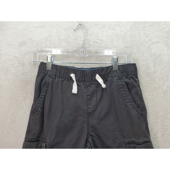 Lucky Brand Cargo Shorts Girls Medium Black 100% Cotton Elastic Waist Drawstring - Picture 4 of 7